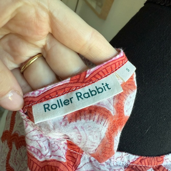 Roller Rabbit Seashell Print V-Neck Tunic - Picture 5 of 7